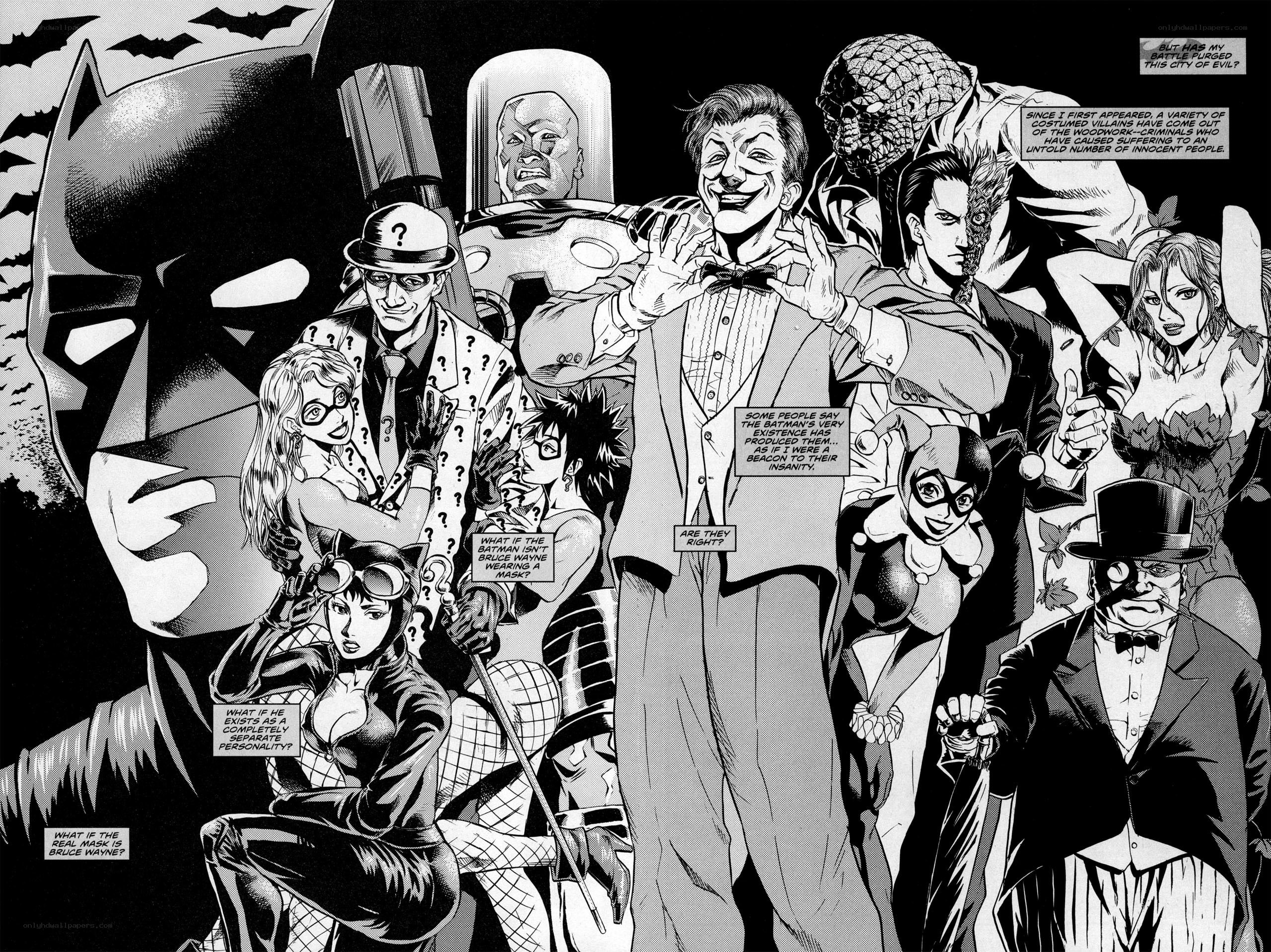 Batman villains assembly