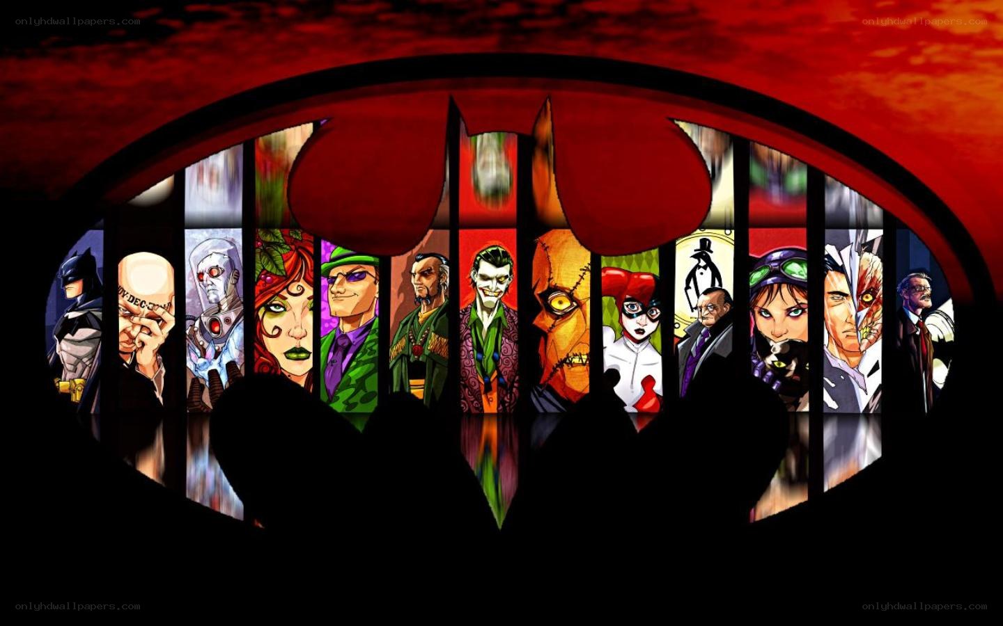 Batman villains collage