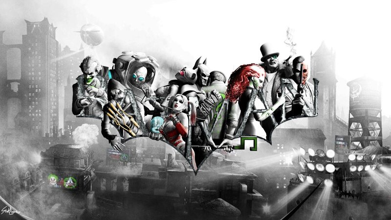 Batman villains collage