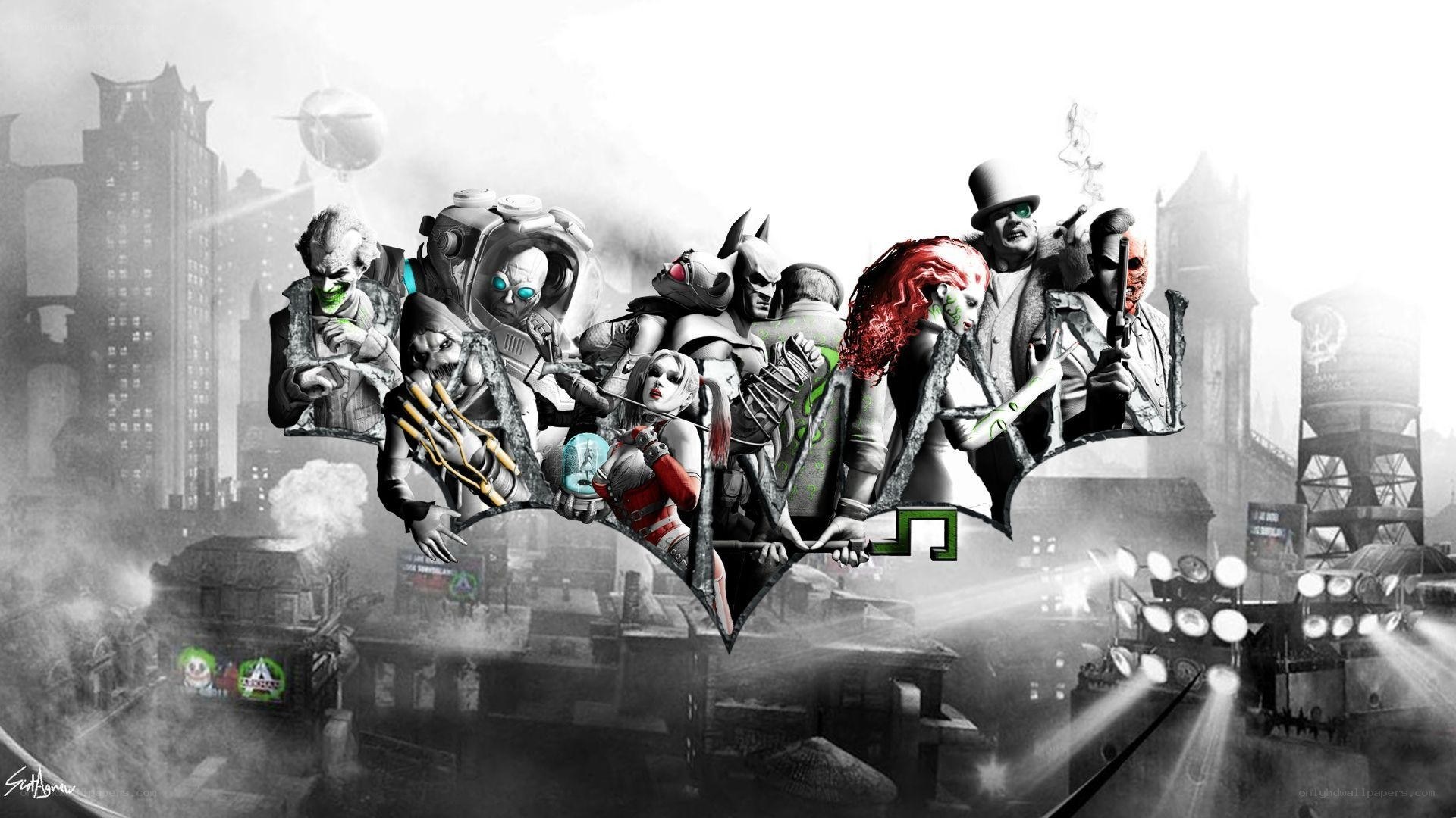 Batman villains collage
