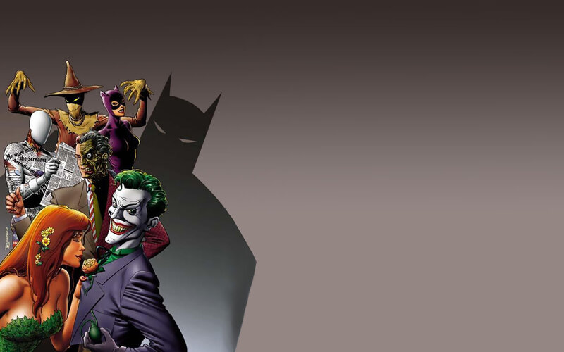 Batman villains group portrait