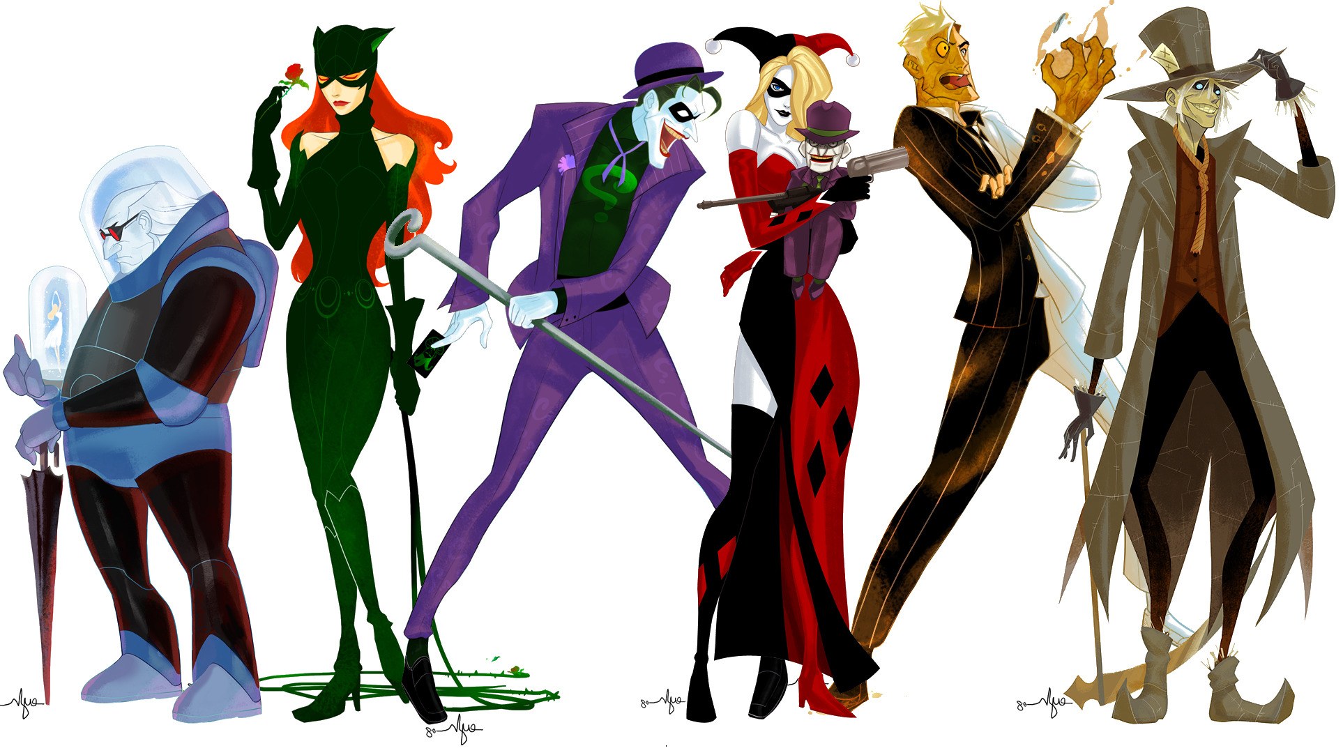 Batman villains lineup