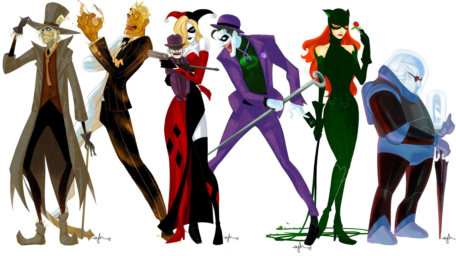 Batman villains lineup