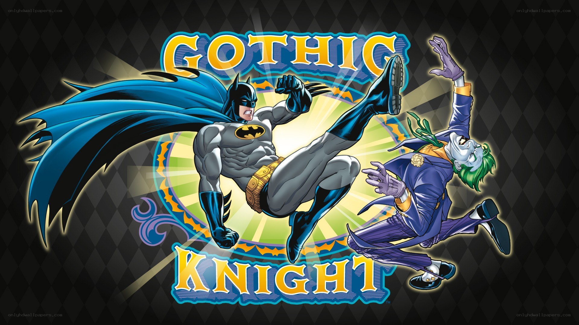Batman vs Joker artwork