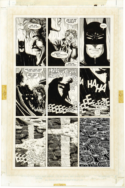 Batman vs Joker comic page