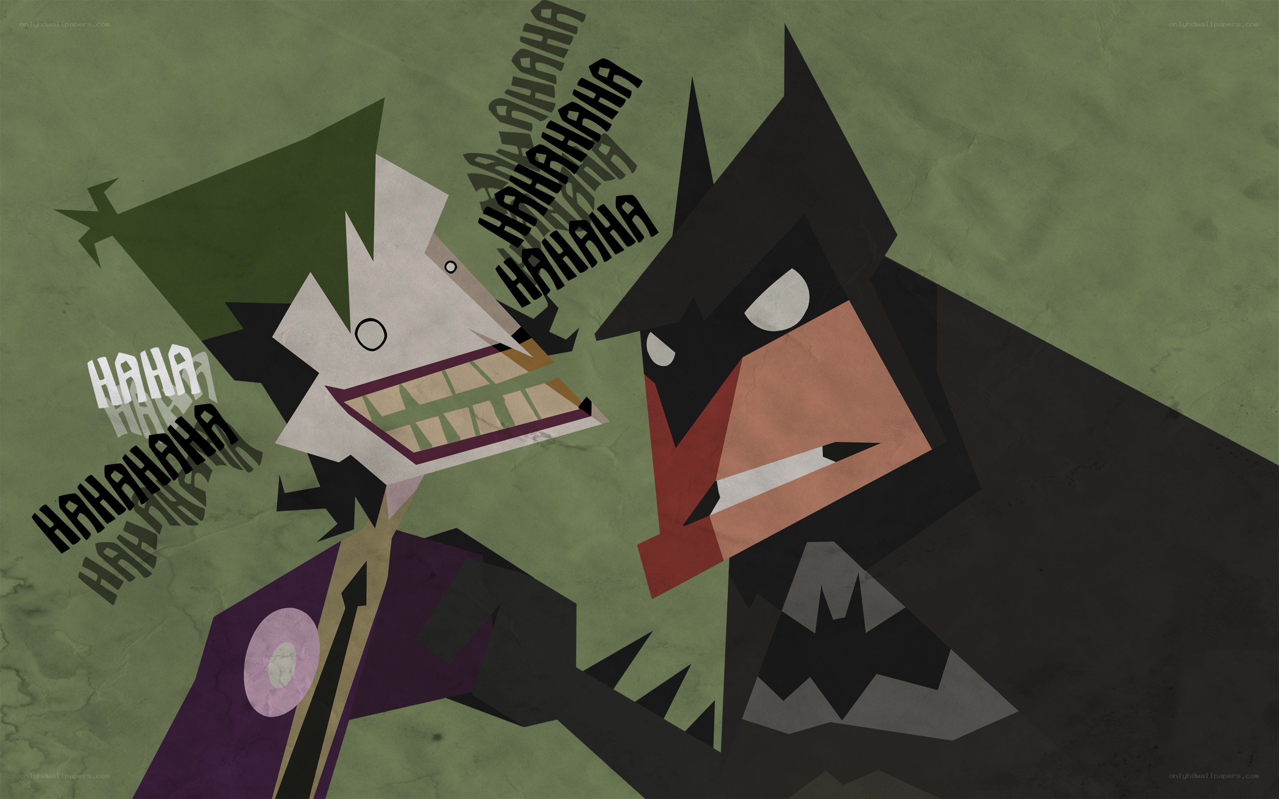Batman vs Joker confrontation