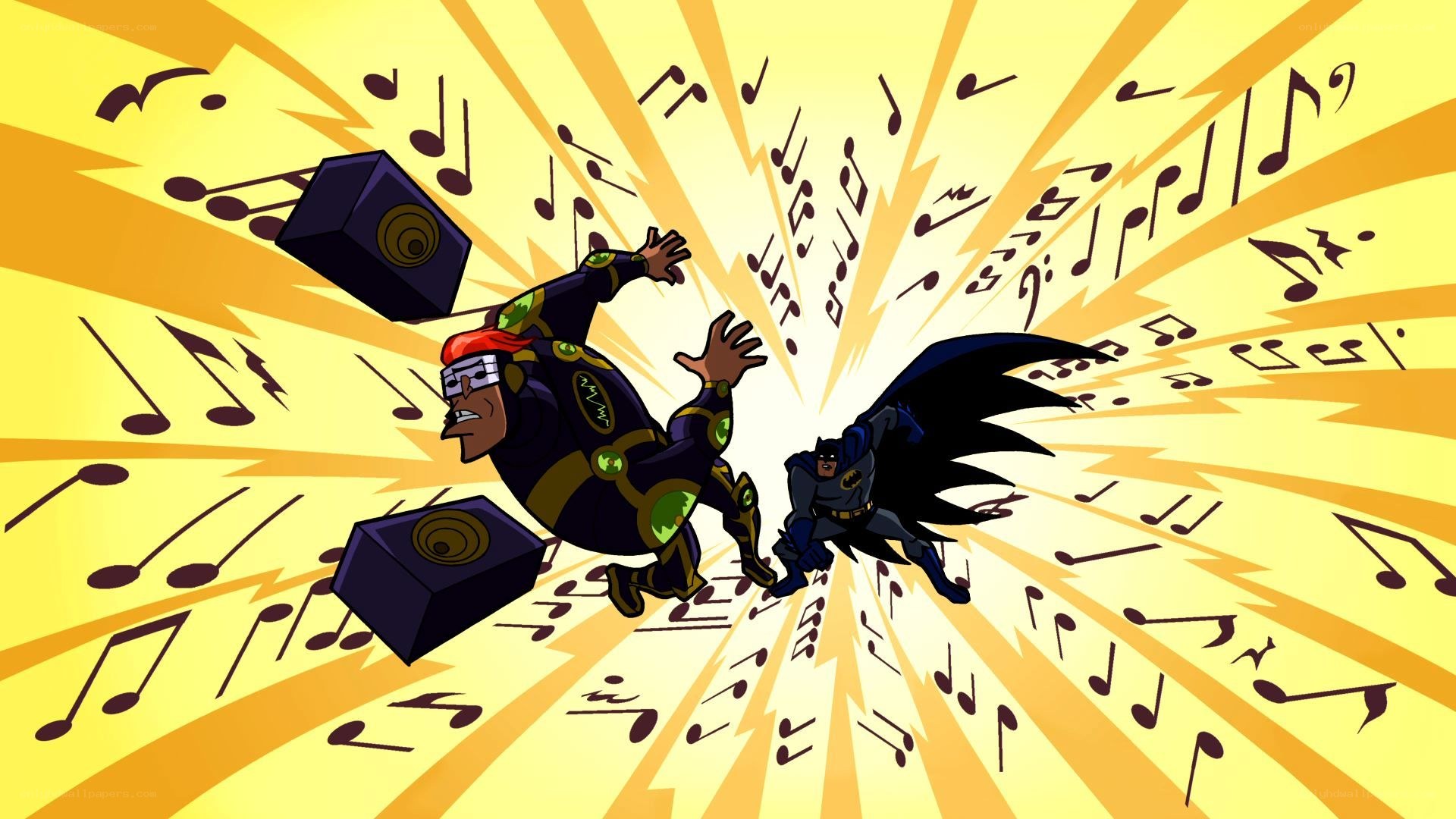 Batman vs. music villain
