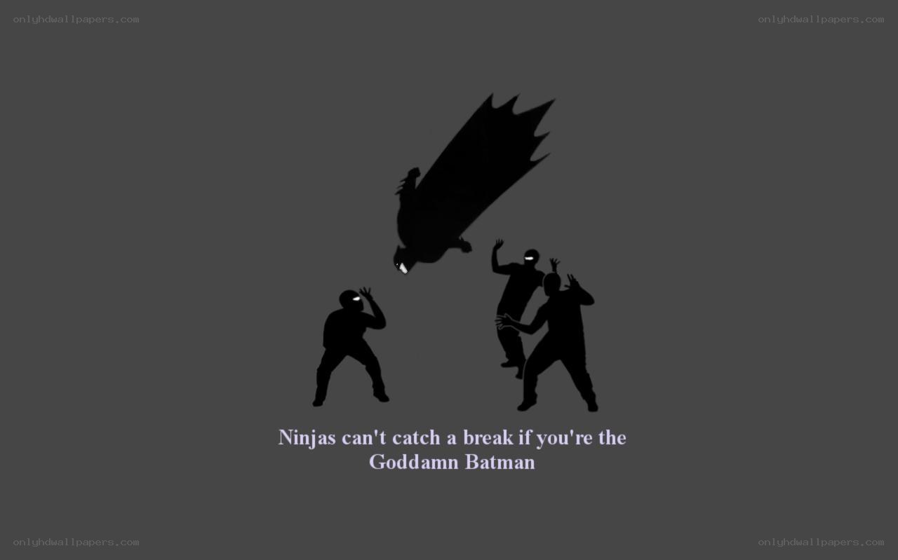 Batman vs ninjas
