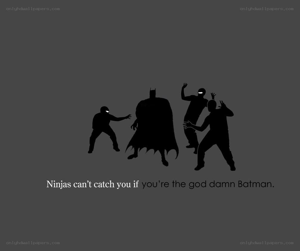 Batman vs ninjas