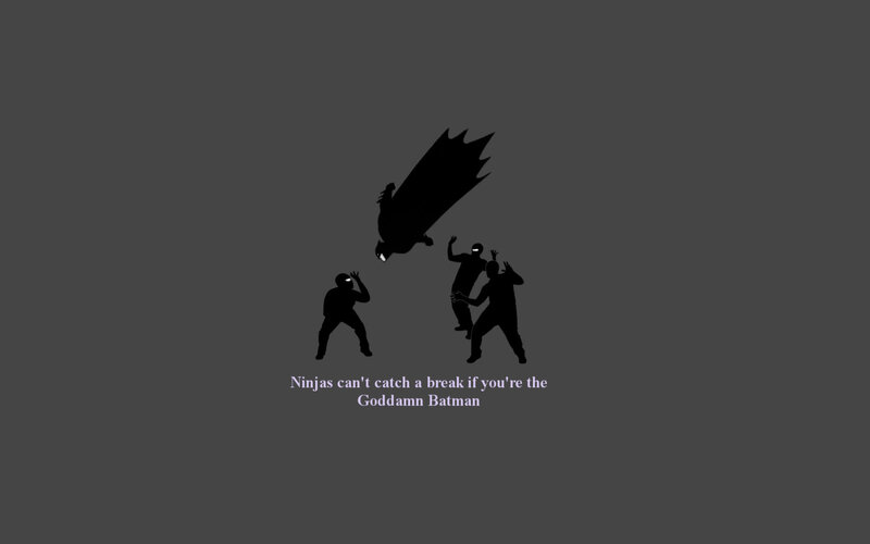 Batman vs ninjas meme