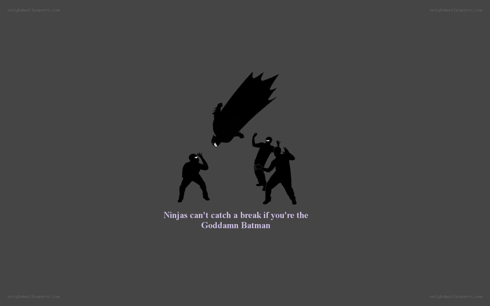 Batman vs ninjas meme