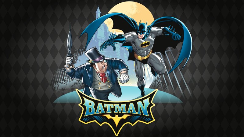 Batman vs Penguin artwork