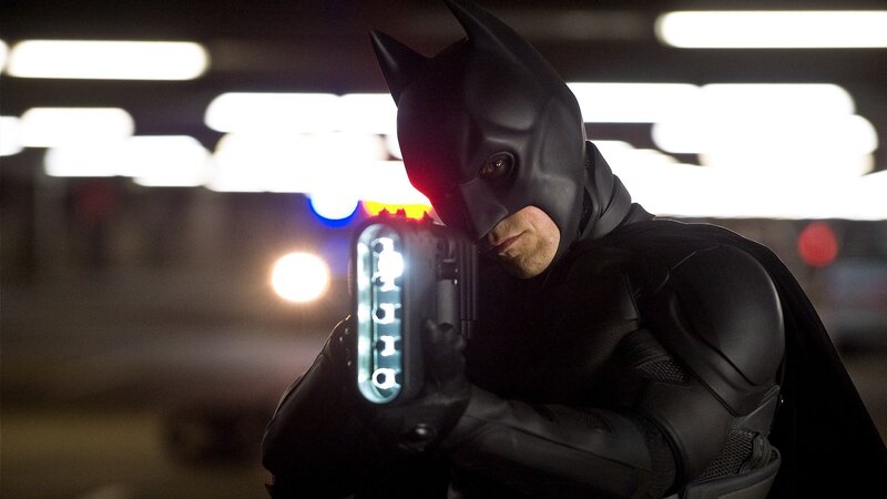 Batman with a weapon