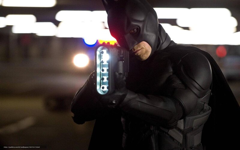 Batman with a weapon