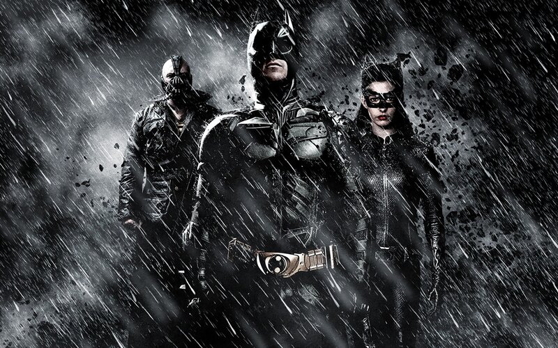Batman with Allies in Rain