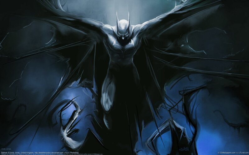 Batman with Bat-like Wings