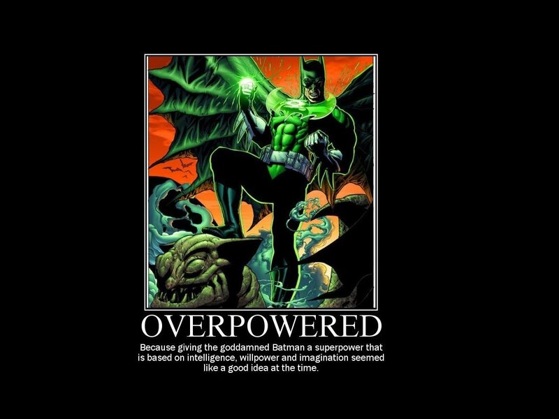Batman with Green Lantern power