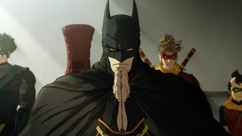 Batman with Hands Clasped