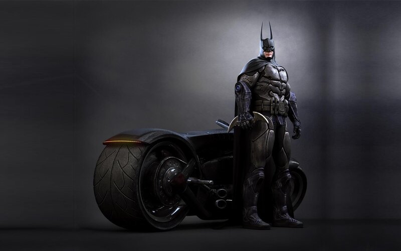 Batman with Motorcycle