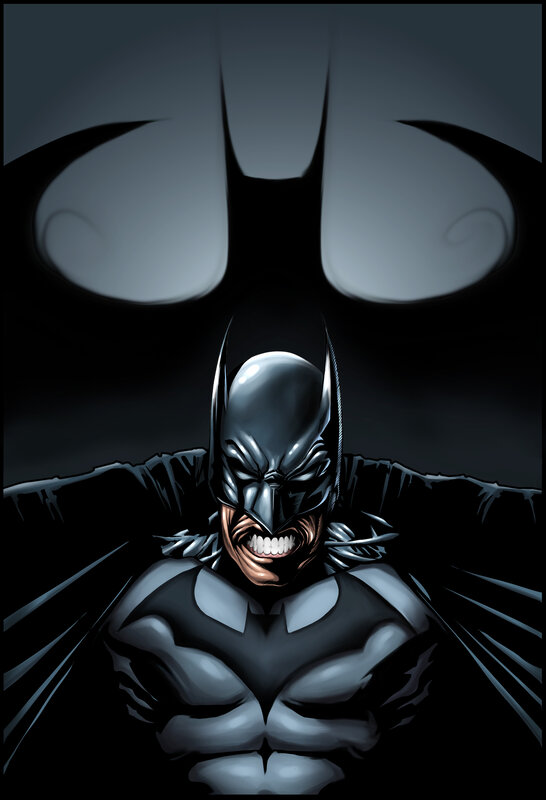 Batman with Open Cape