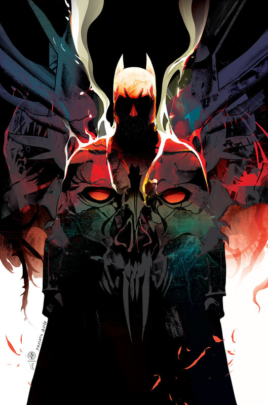 Batman with Skull Face