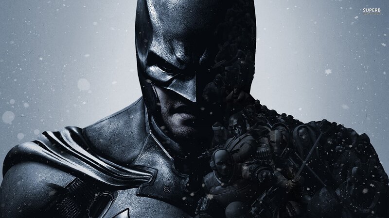 Batman with Soldiers
