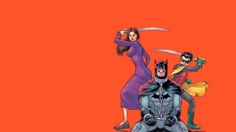 Batman with Two Allies — Orange