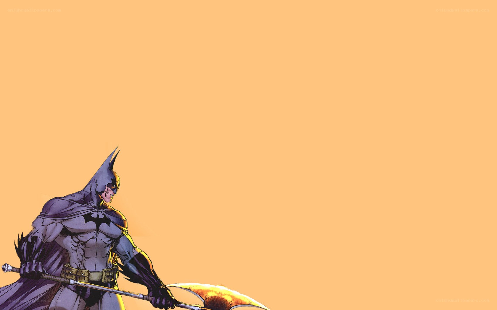 Batman with weapon