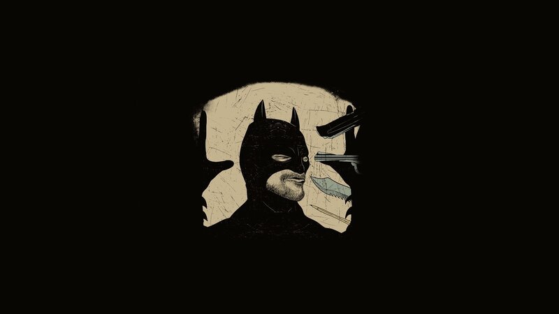Batman with Weapons — Black