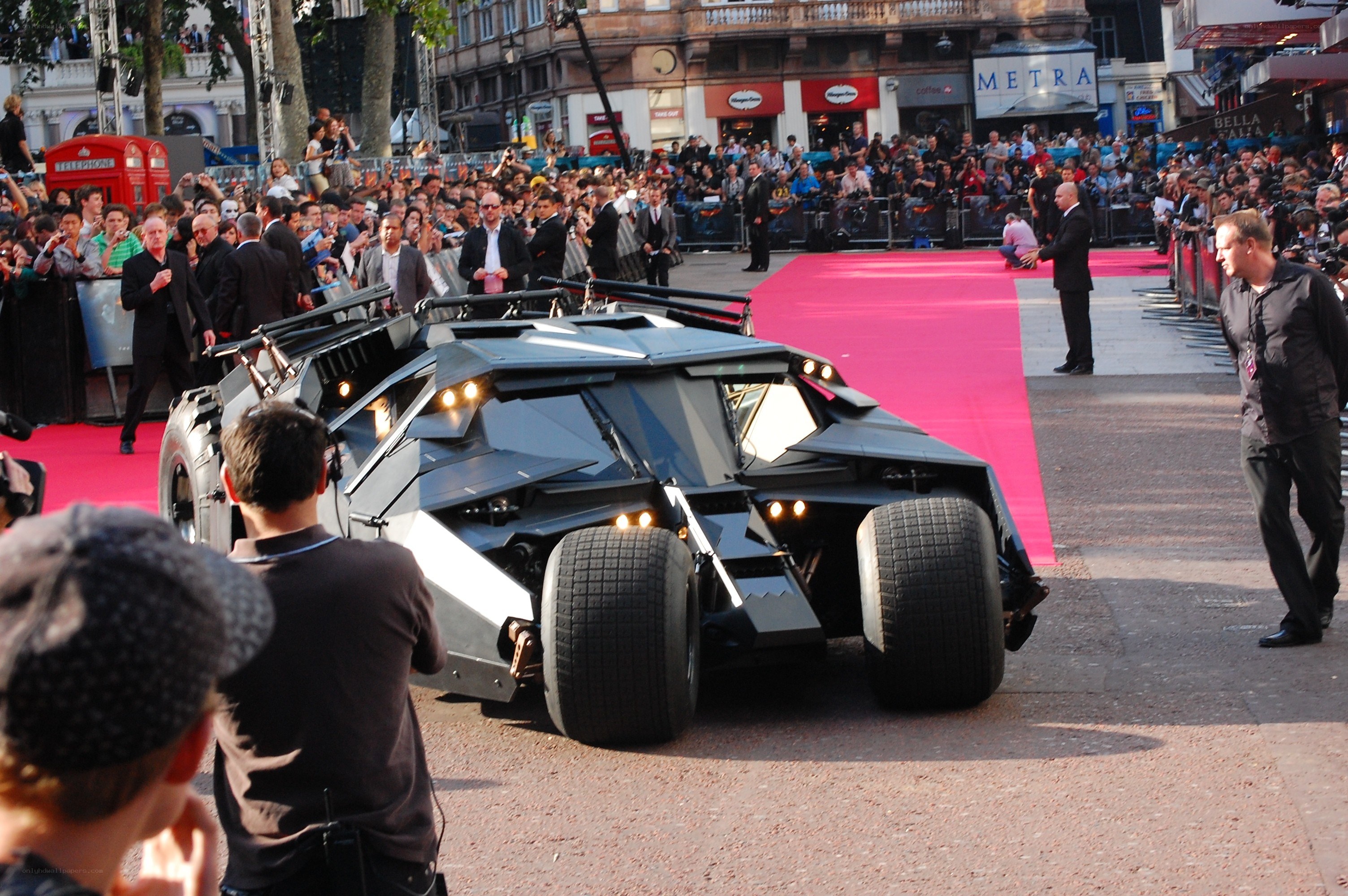 Batmobile at red carpet event