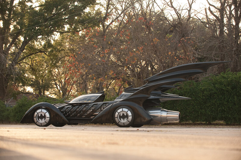 Batmobile Car — Black, Dramatic