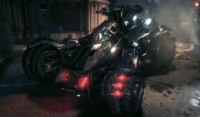 Batmobile in Alley
