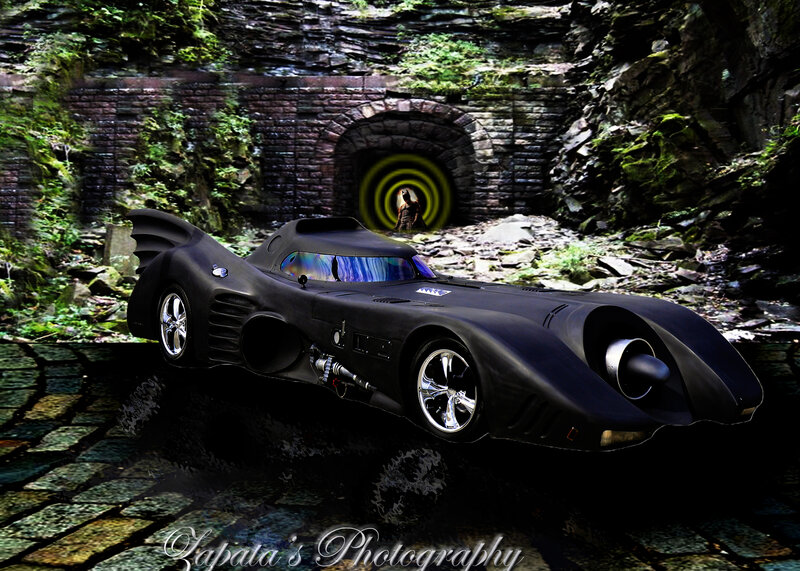 Batmobile in Tunnel