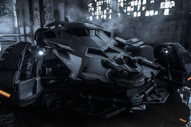 Batmobile in Warehouse