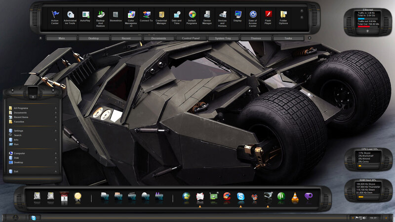 Batmobile on Desktop