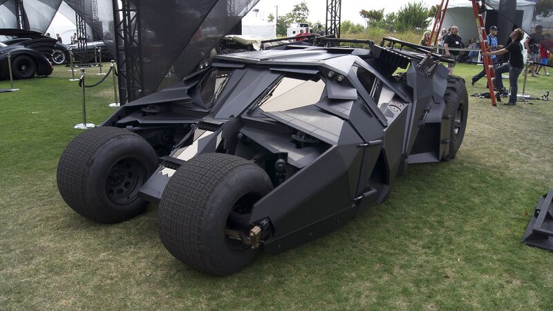 Batmobile on Grass — Black