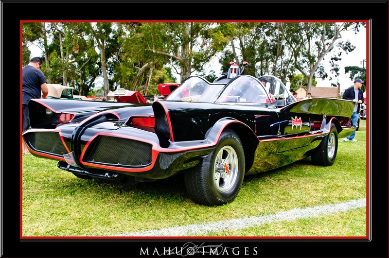 Batmobile on Grass