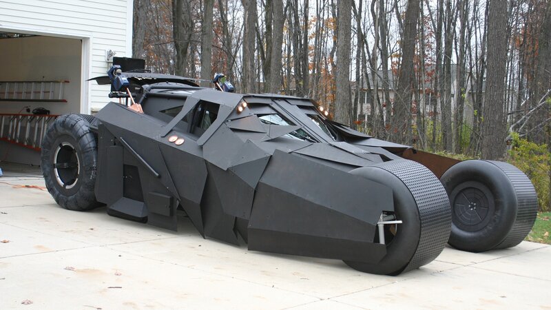 Batmobile Replica — Black, Dramatic