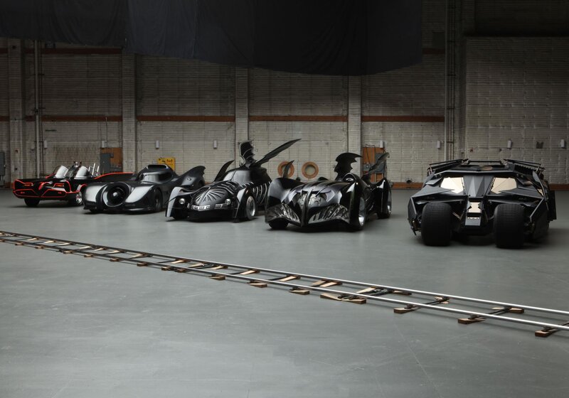 Batmobiles in a Hangar
