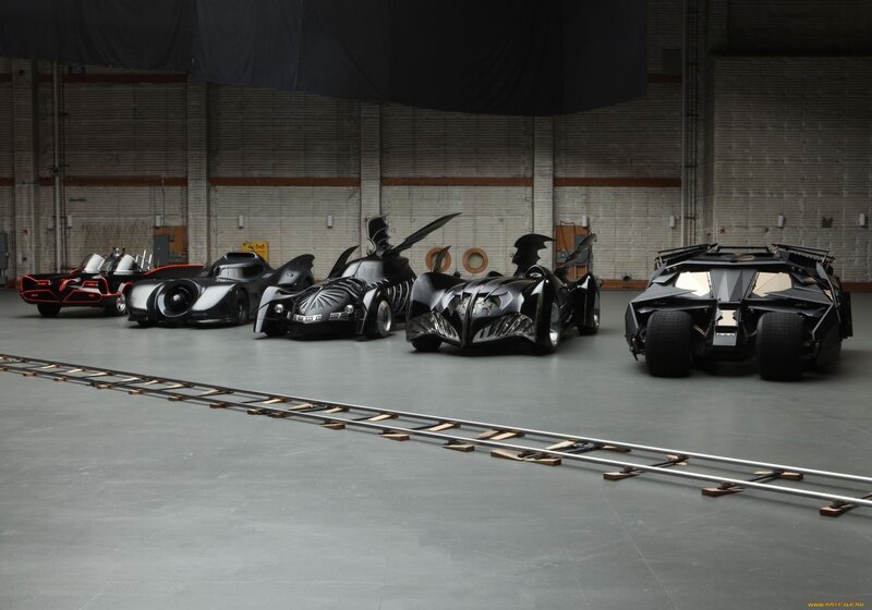 Batmobiles through the years