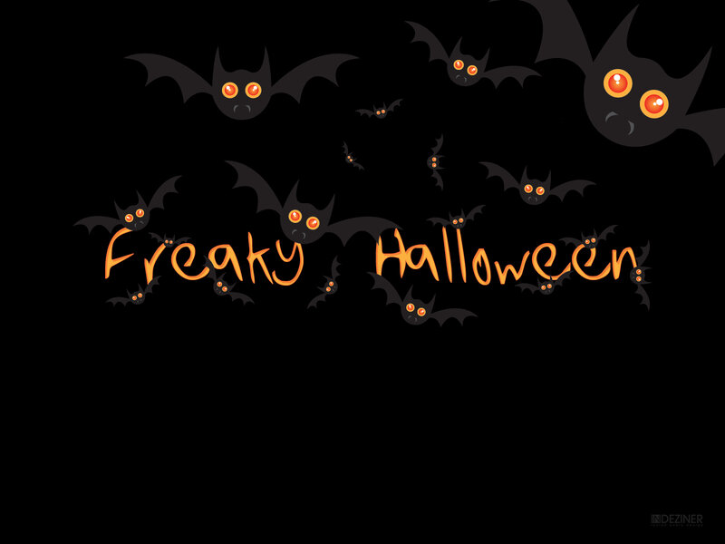 Bats Flying at Night — Black, Spooky
