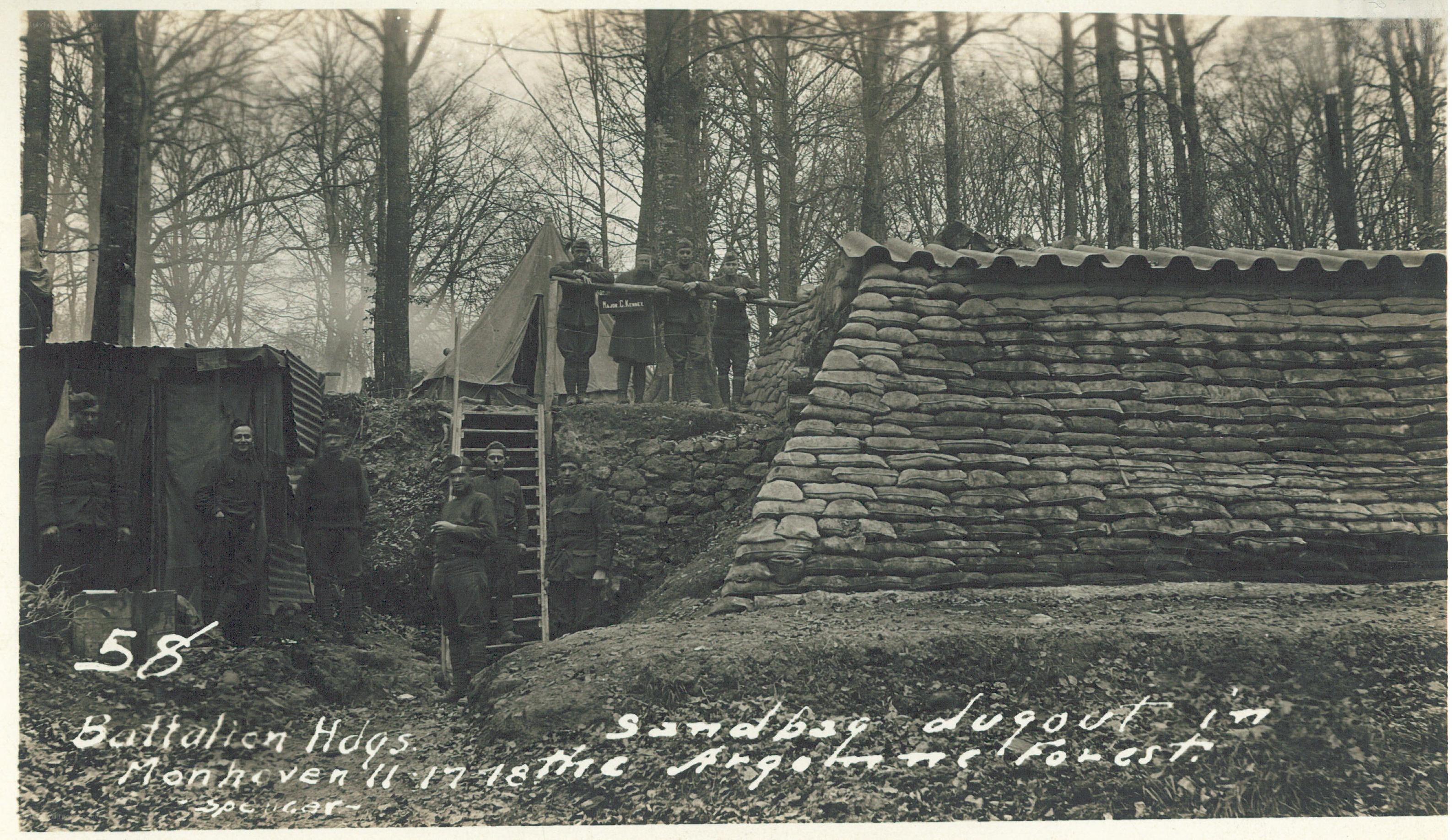Battalion HQs in Argonne Forest