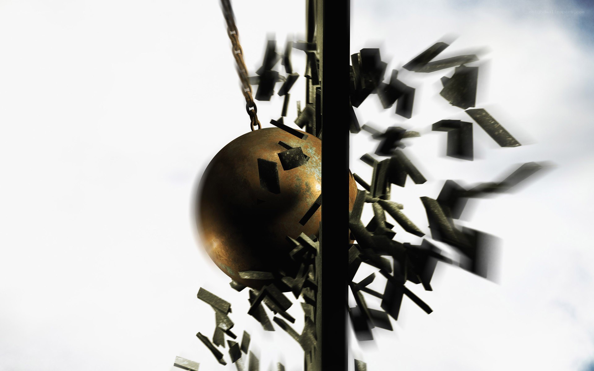 Battering ram in motion