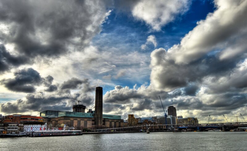 Battersea Power Station and Thames