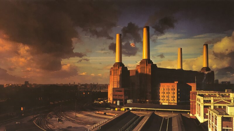 Battersea Power Station — Orange, Dramatic, Sunset