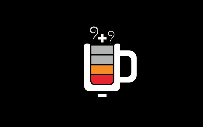 battery mug icon