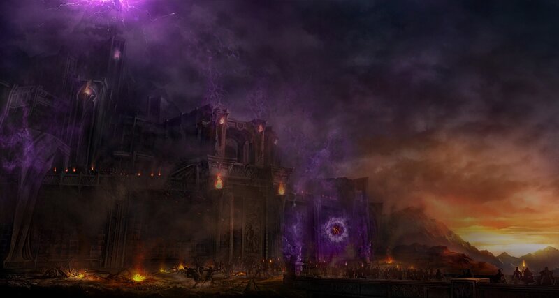 Battle at Dark Fortress — Purple