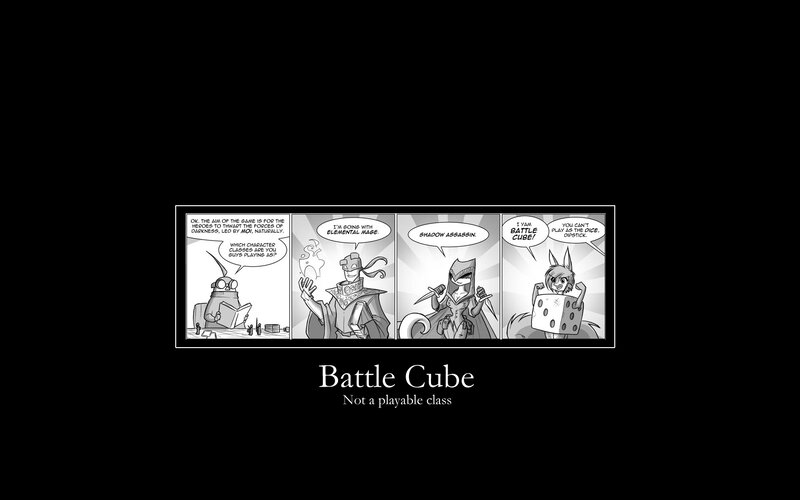 Battle Cube comic strip