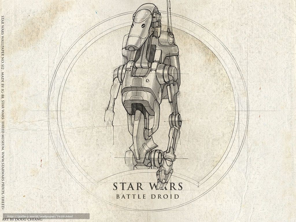 Battle Droid Concept Art