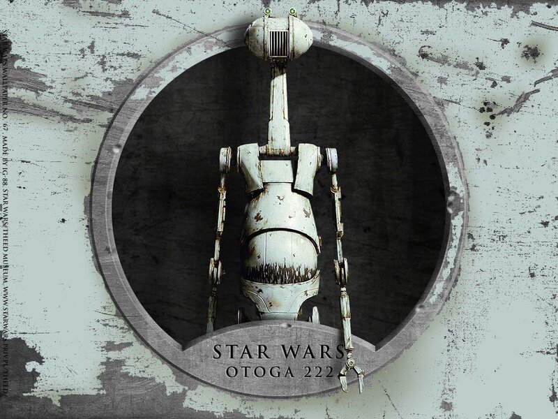 Battle Droid in Circular Frame